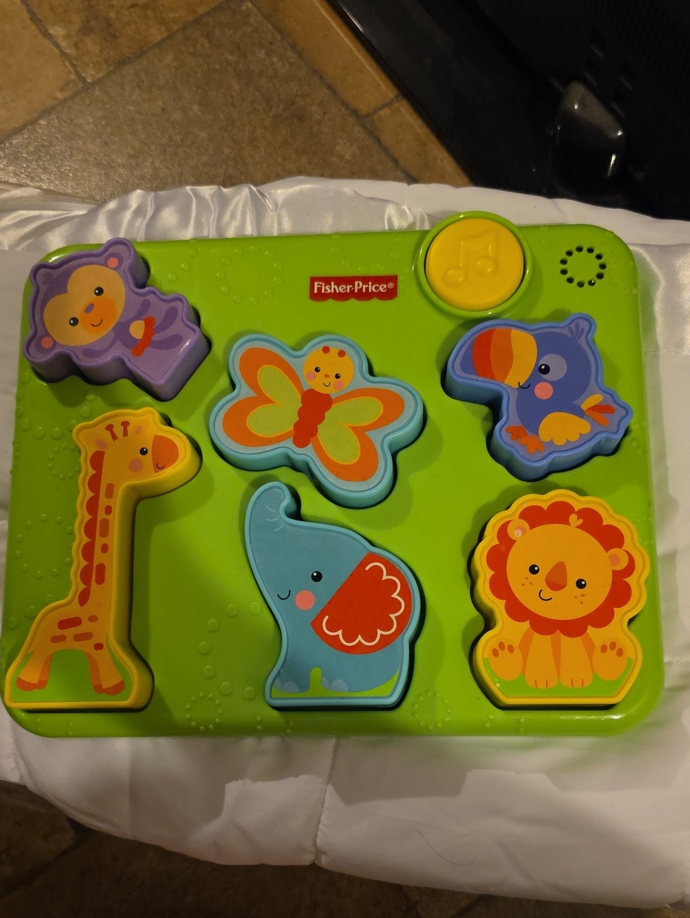 Fisher-Price Silly Souds Puzzle - Colorful Animal Pieces
